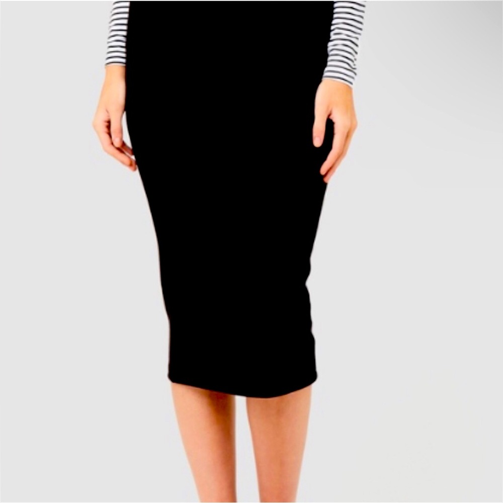 Front Row Shop Pencil Skirt, Black, Small, EUC